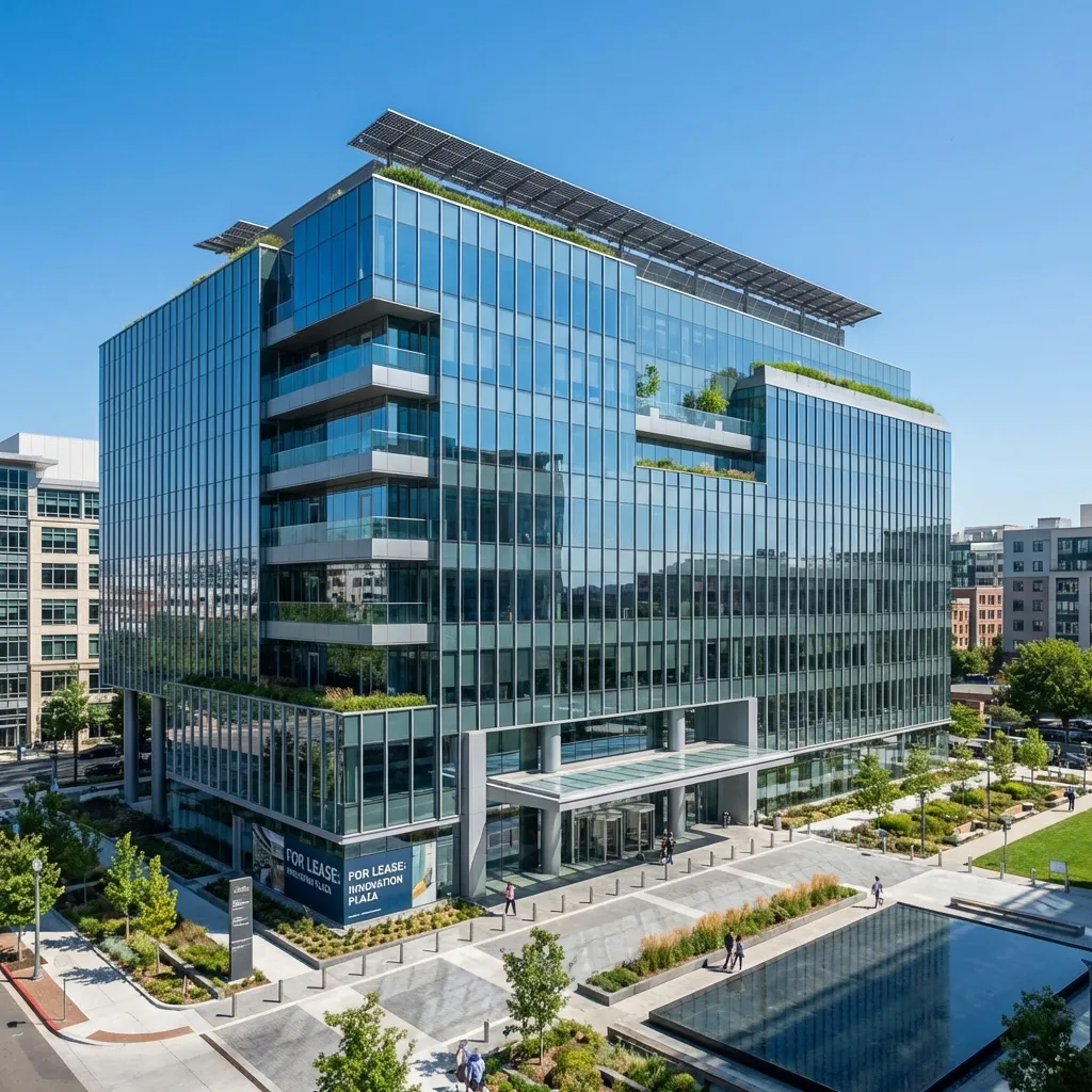 Modern commercial office interior space in Kolkata for lease